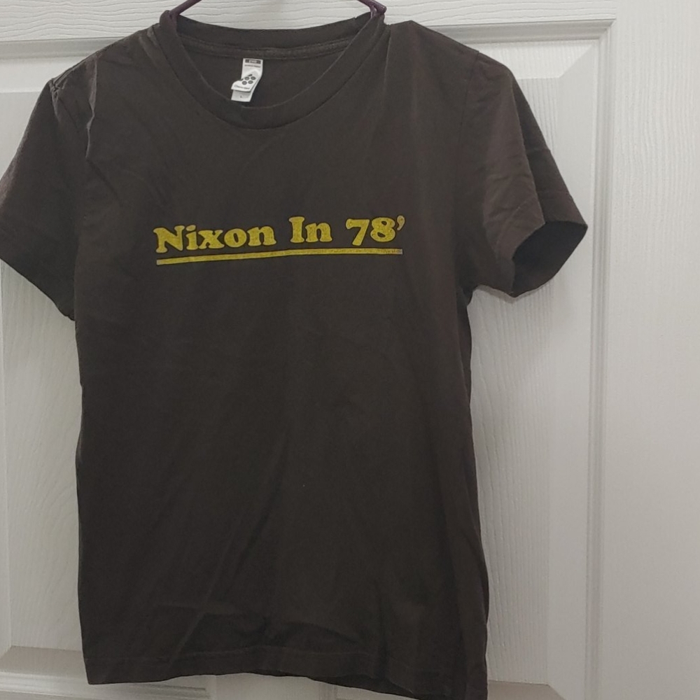 5/$25 American Apparel Nixon in '78 T - Picture 1 of 3